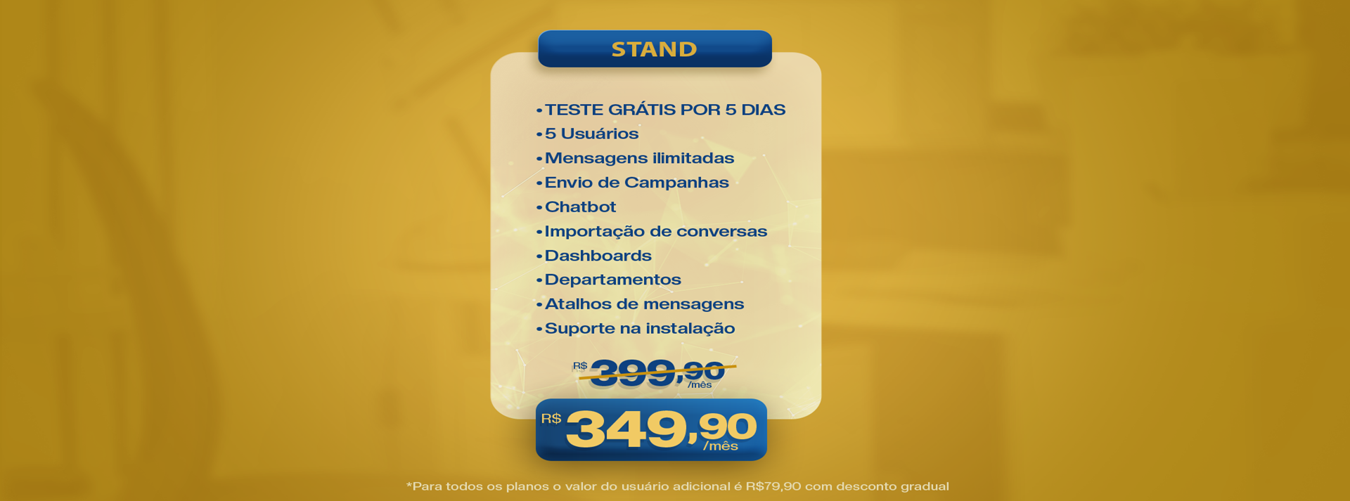 Apenas

R$349,90